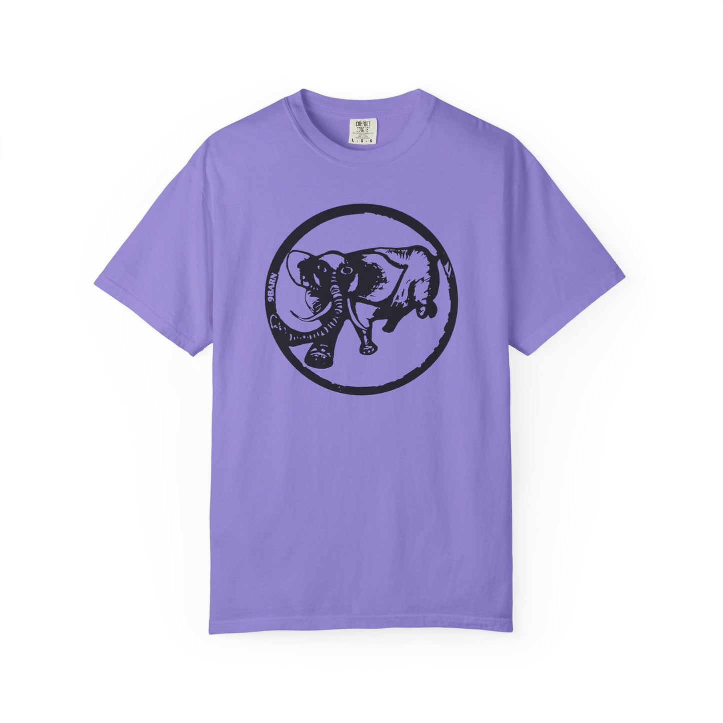 9BARN Elephante Circle tee, garment-dyed heavyweight cotton, Santa Cruz.