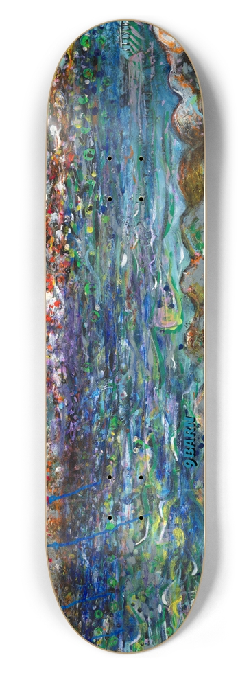 Cement Ship skateboard deck by 9BARN