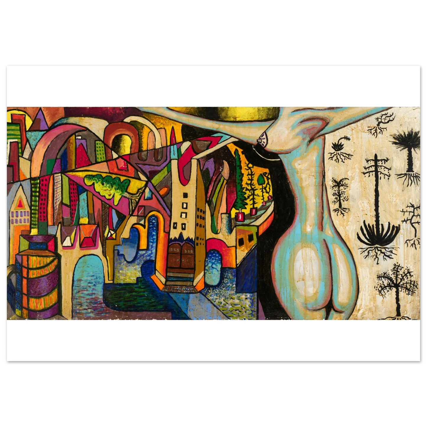 Shawn "Barney" Barron — Colorful Buildings art print, view 5