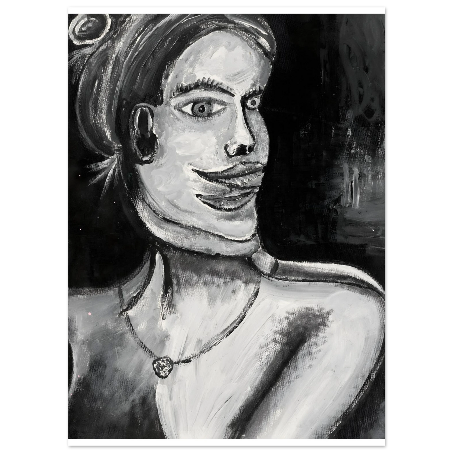 Shawn "Barney" Barron — Lady Portrait art print, view 2