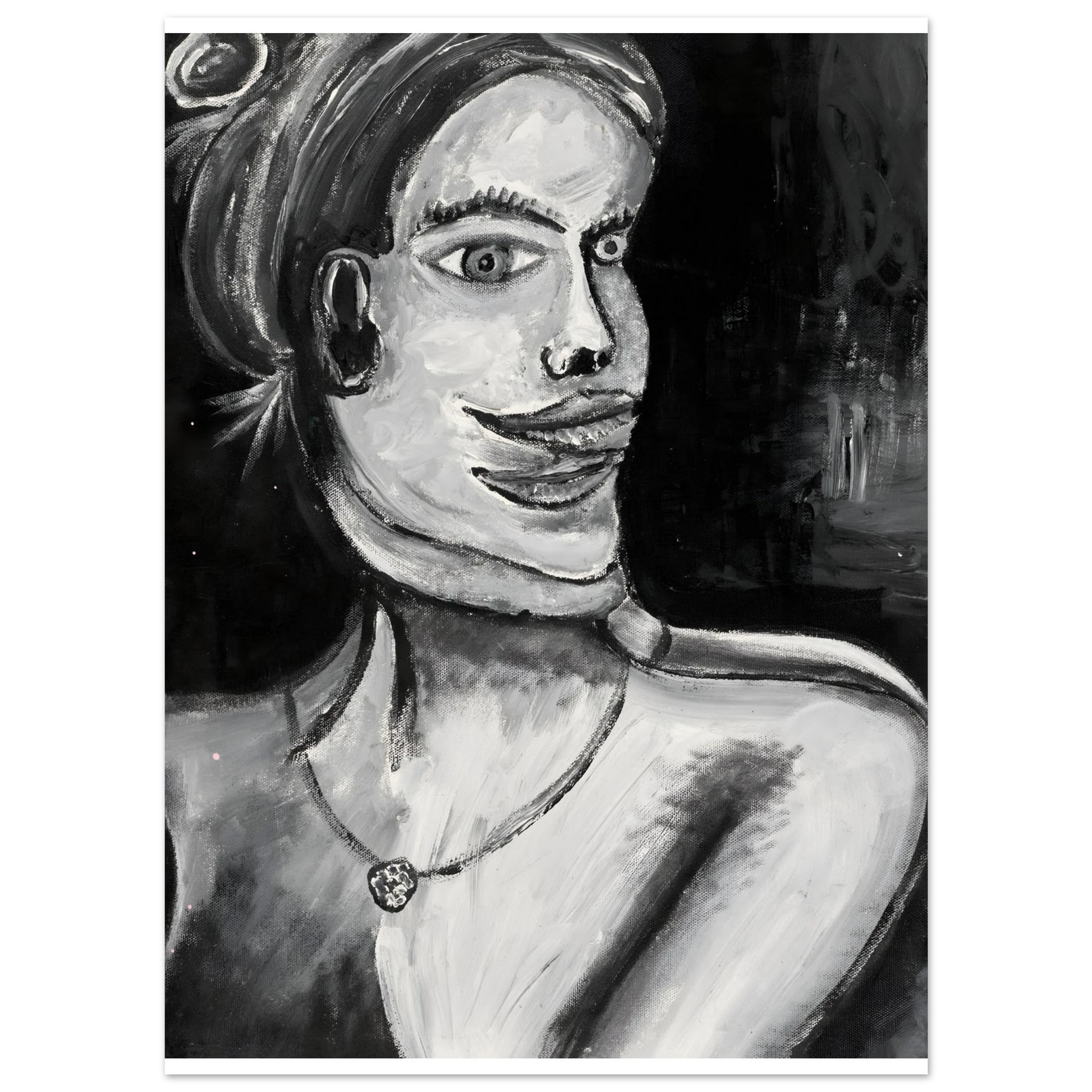 Shawn "Barney" Barron — Lady Portrait art print, view 2