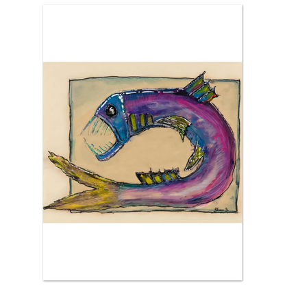 Shawn "Barney" Barron — Angler Fish art print, view 3