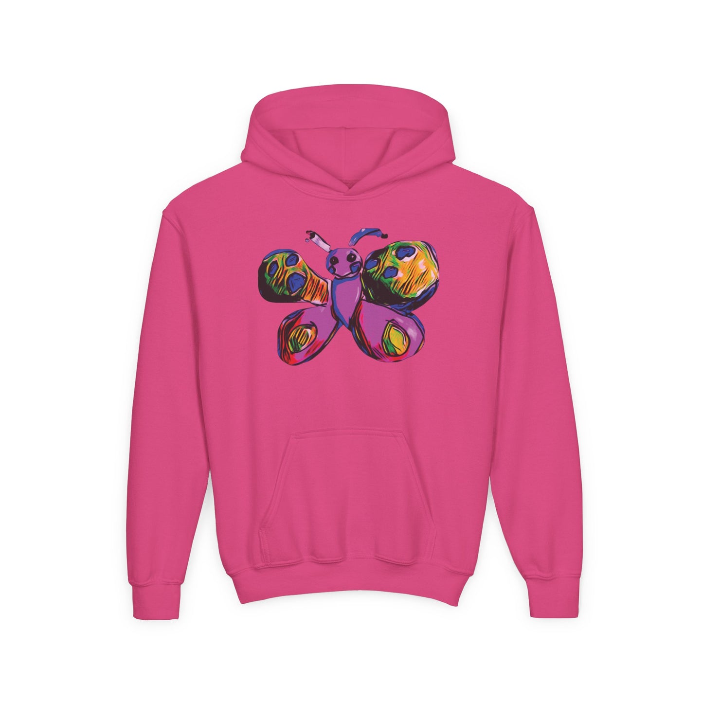 Flutterby Youth Heavy Blend Hooded Sweatshirt