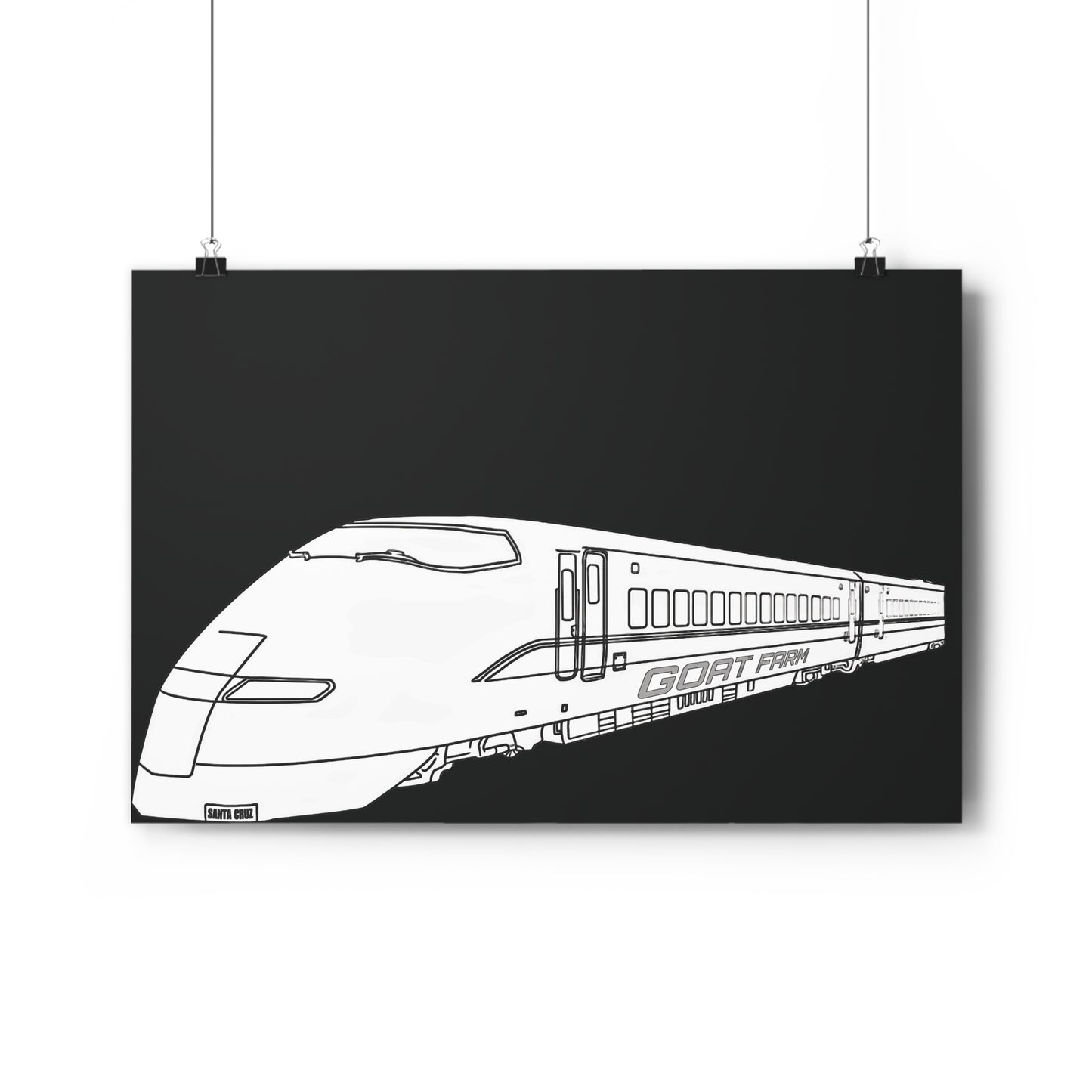 Santa Cruz Goatfarm Shinkansen Giclée Print