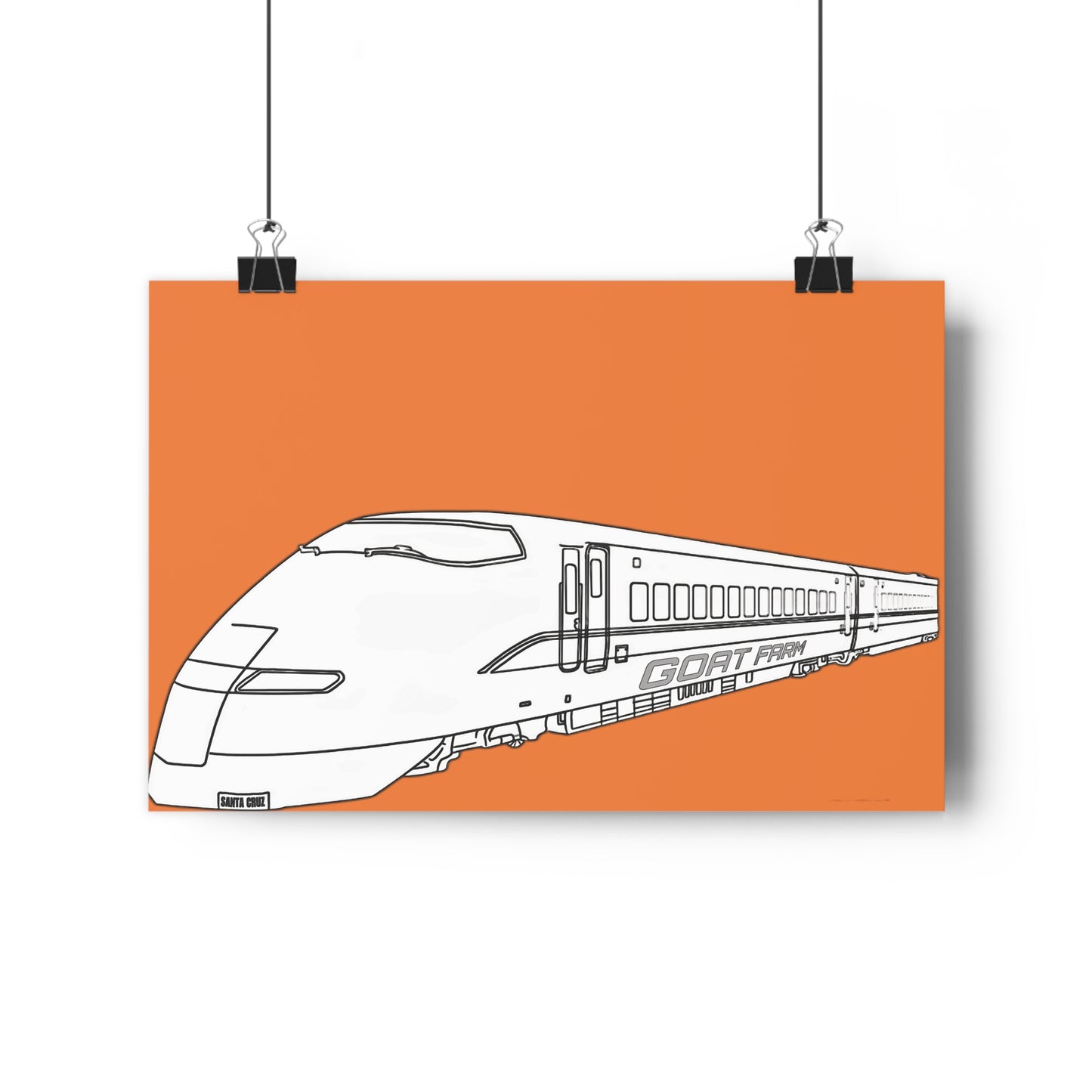 Santa Cruz Goatfarm Shinkansen Giclée Print