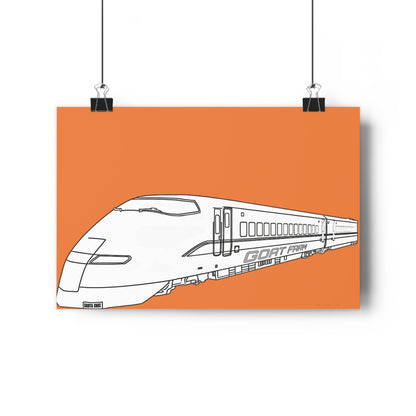 Santa Cruz Goatfarm Shinkansen Giclée Print