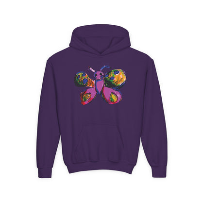 Flutterby Youth Heavy Blend Hooded Sweatshirt