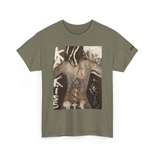9BARN Karkiss Tee in Heather Military Green