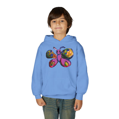 Flutterby Youth Heavy Blend Hooded Sweatshirt