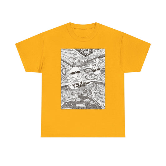 9BARN Cinco de Barney 2025 Air Show tee, front view.