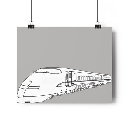 Santa Cruz Goatfarm Shinkansen Giclée Print