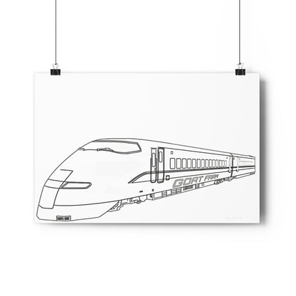 Santa Cruz Goatfarm Shinkansen Giclée Print