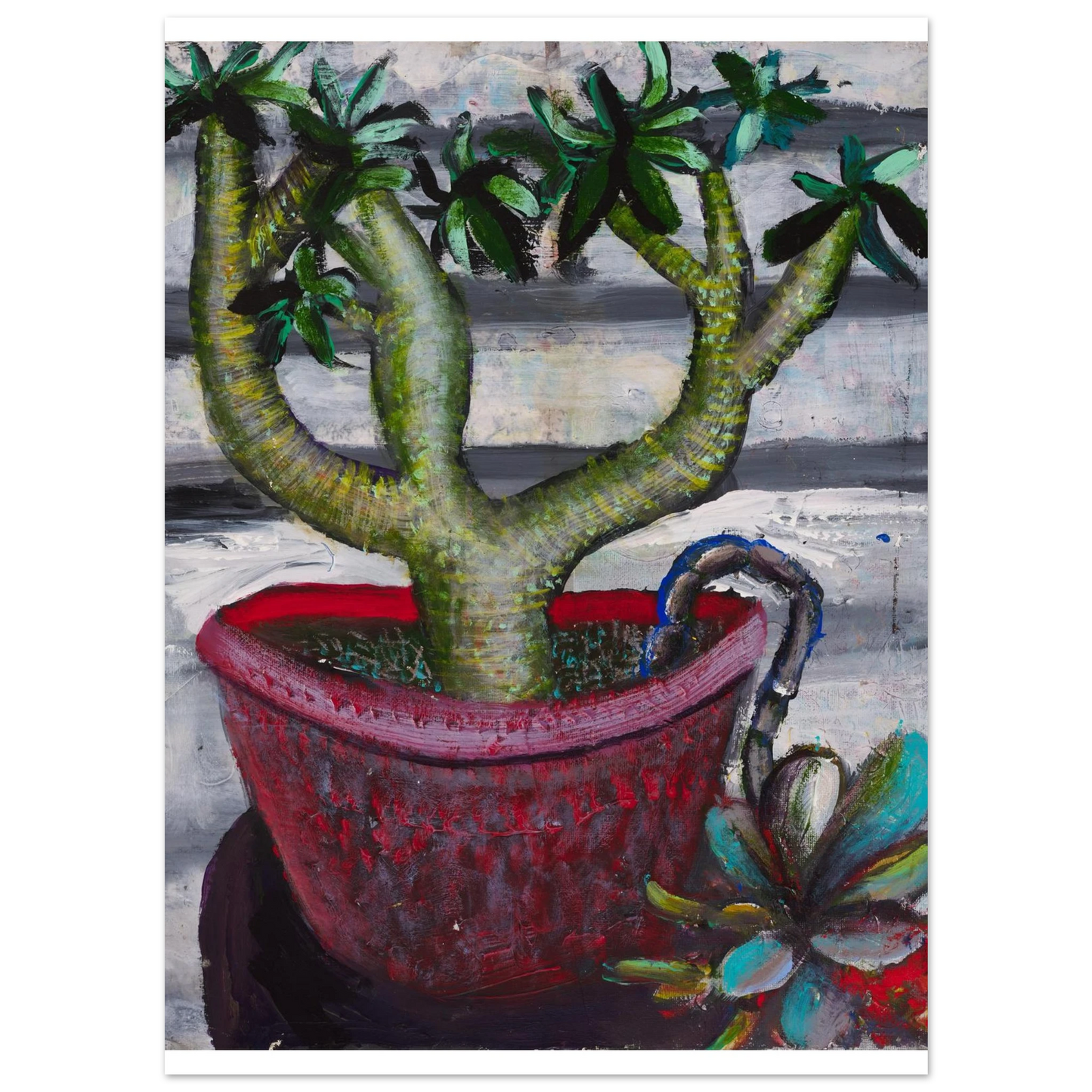 Shawn "Barney" Barron — Succulent art print, view 3
