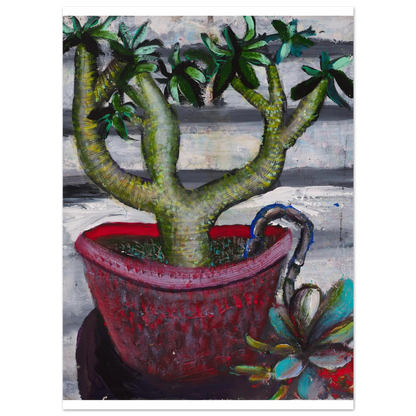 Shawn "Barney" Barron — Succulent art print, view 3