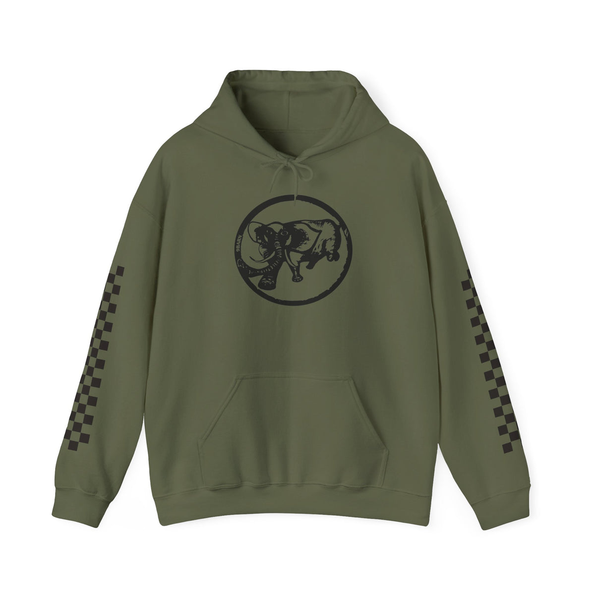9BARN Elephante Logo Pullover Hoodie