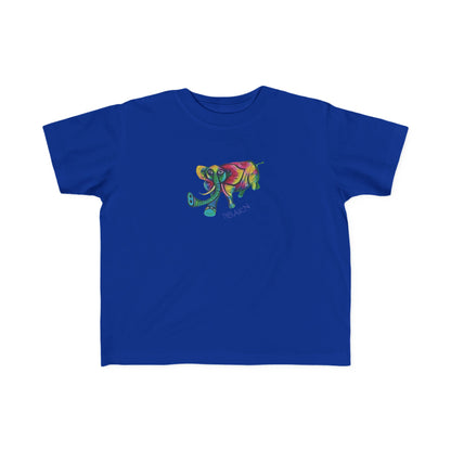 9BARN Elephante Little Grom Tee in Royal blue