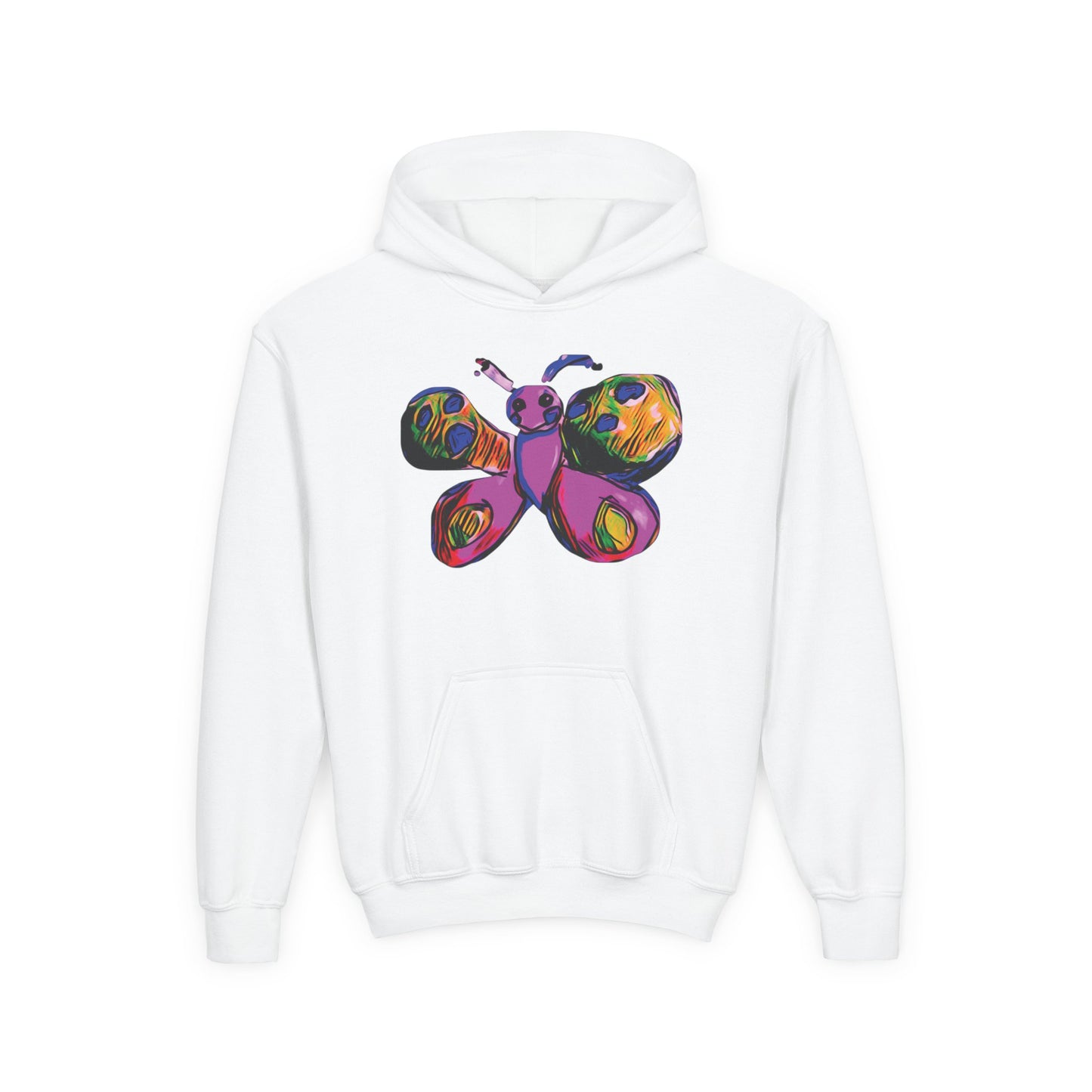 Flutterby Youth Heavy Blend Hooded Sweatshirt
