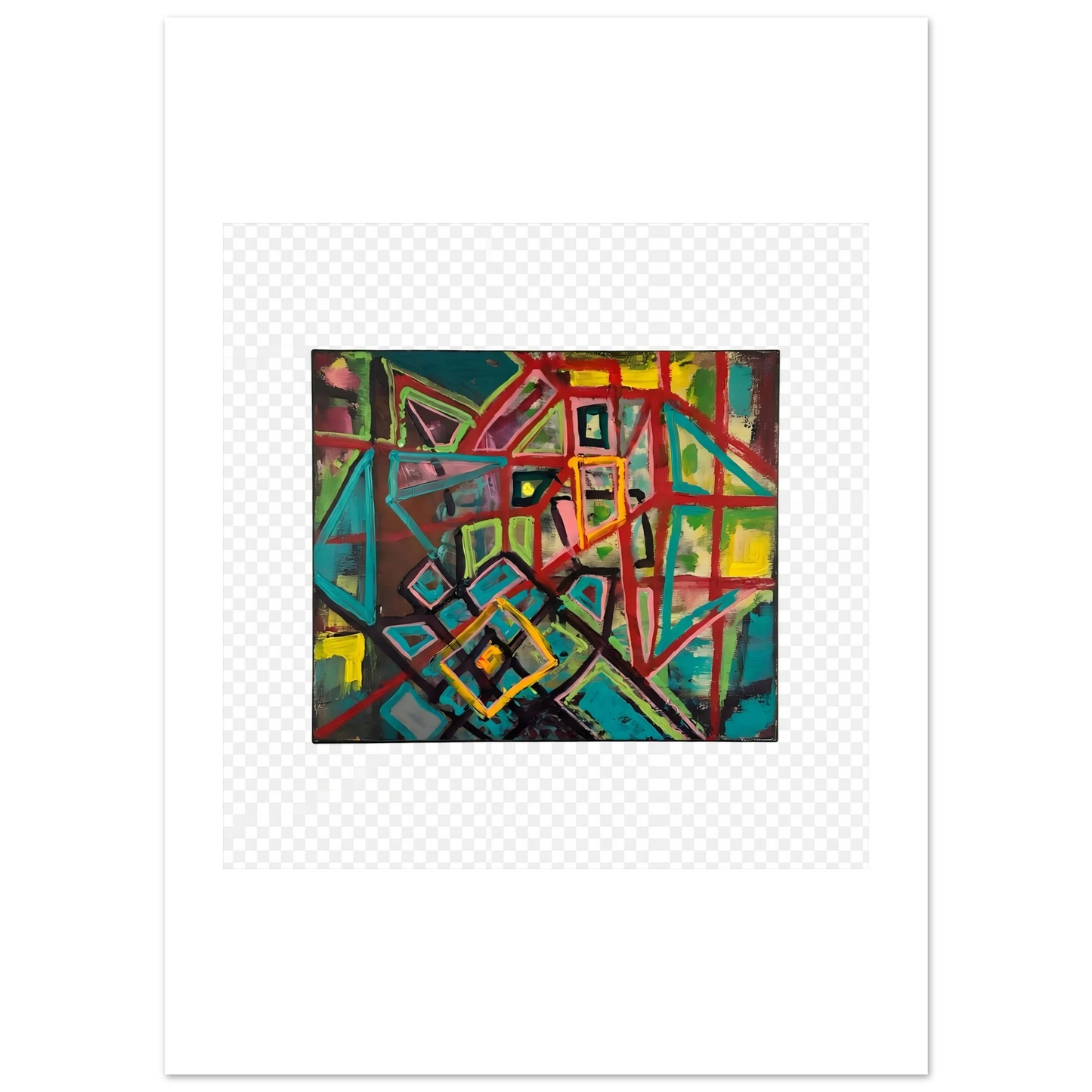 Shawn "Barney" Barron — Shapes art print