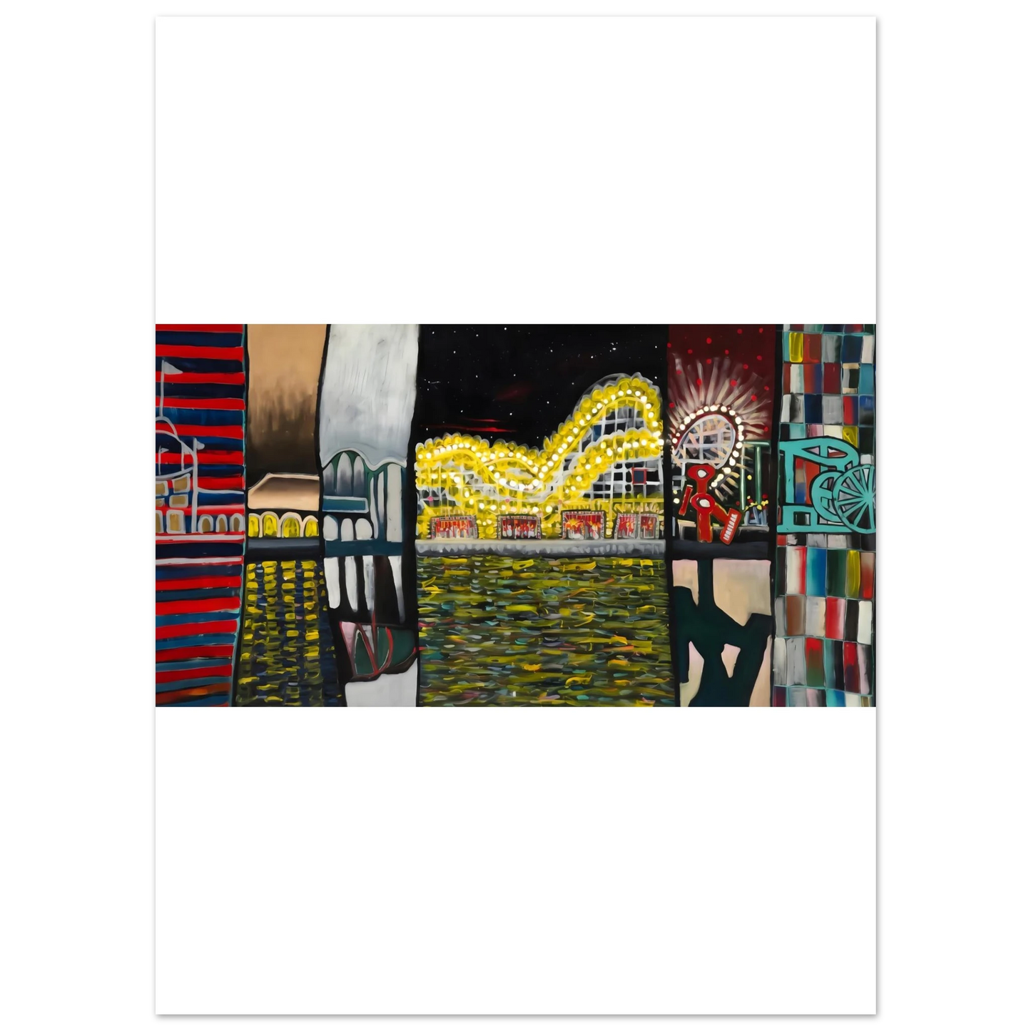 Shawn "Barney" Barron — Boardwalk panoramic art print, view 3