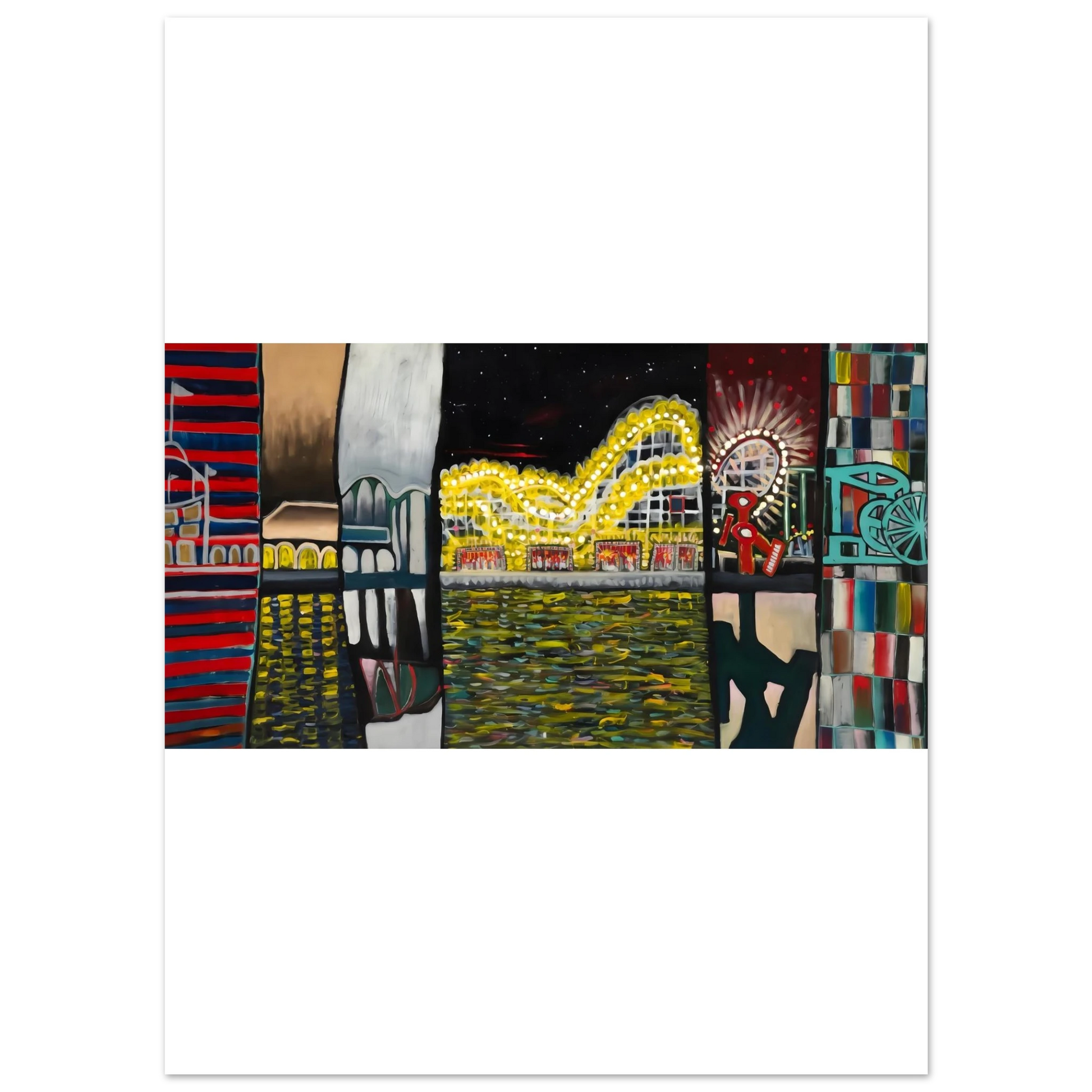 Shawn "Barney" Barron — Boardwalk panoramic art print, view 3