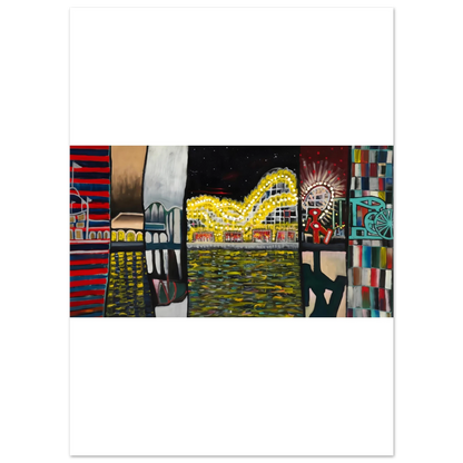Shawn "Barney" Barron — Boardwalk panoramic art print, view 3