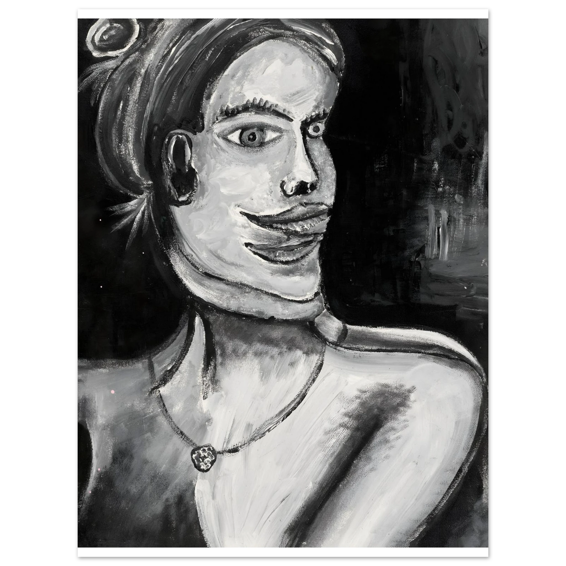 Shawn "Barney" Barron — Lady Portrait art print