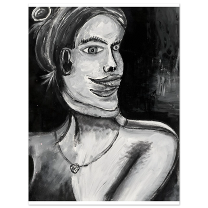 Shawn "Barney" Barron — Lady Portrait art print