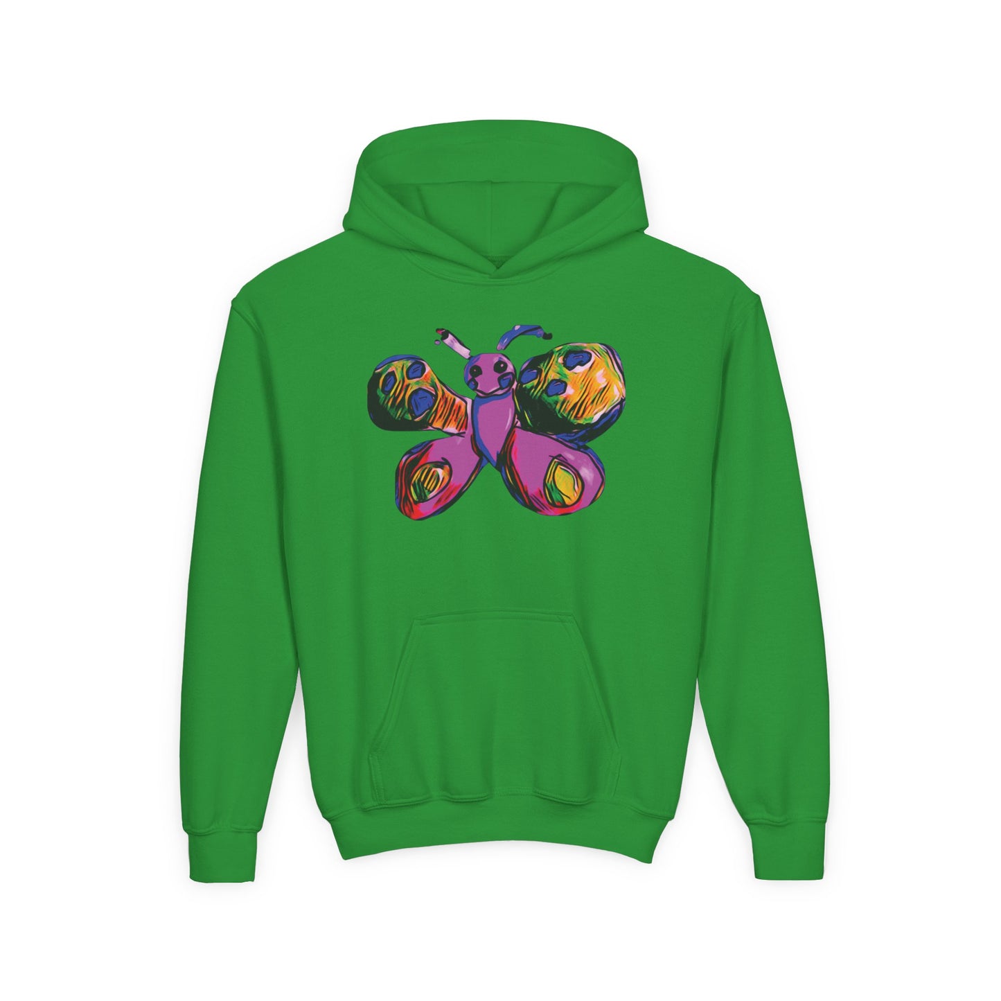 Flutterby Youth Heavy Blend Hooded Sweatshirt