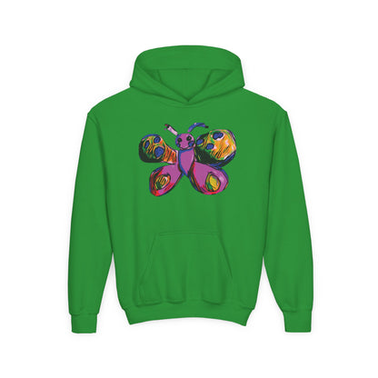 Flutterby Youth Heavy Blend Hooded Sweatshirt