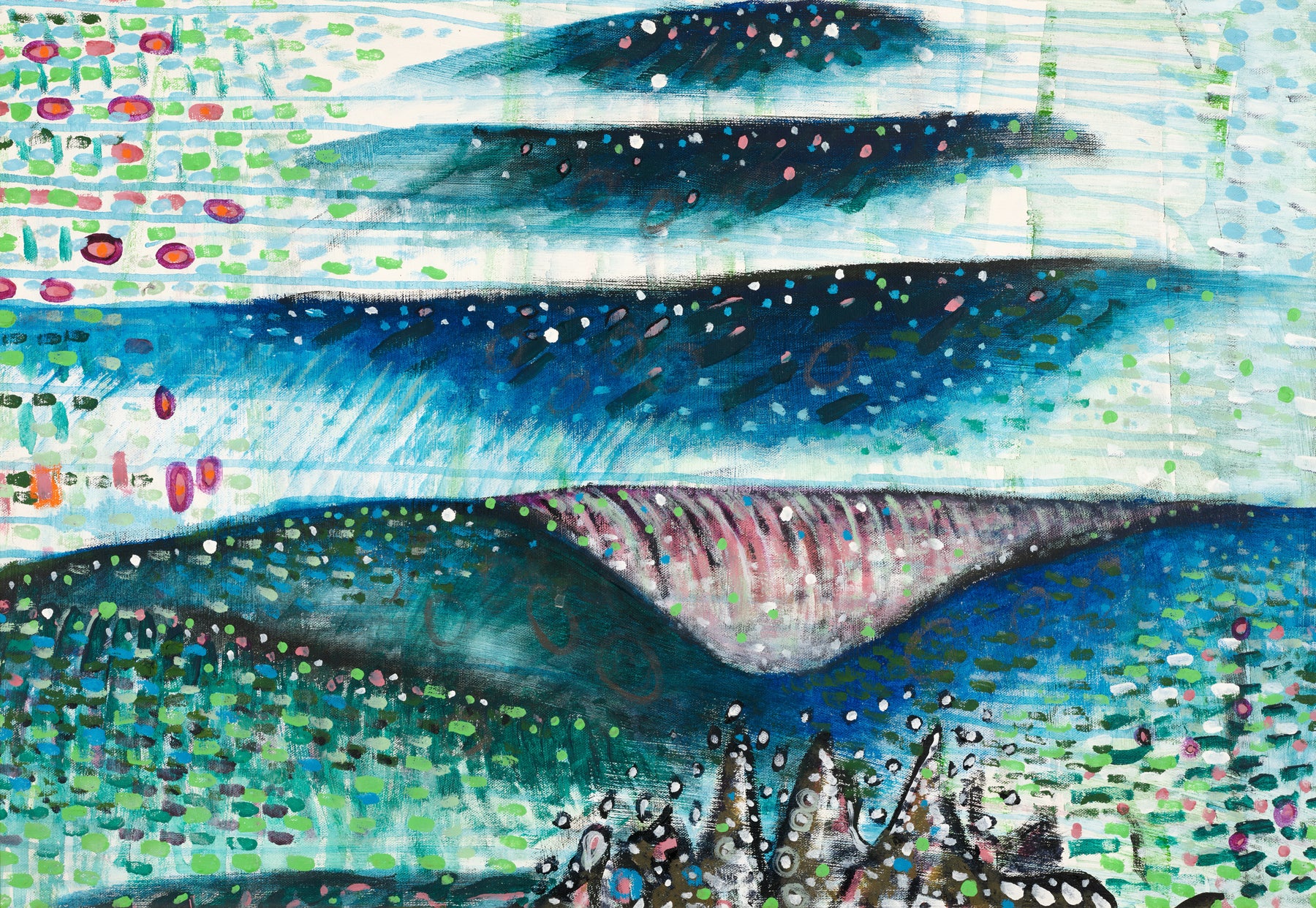 Shawn "Barney" Barron — Waves art print