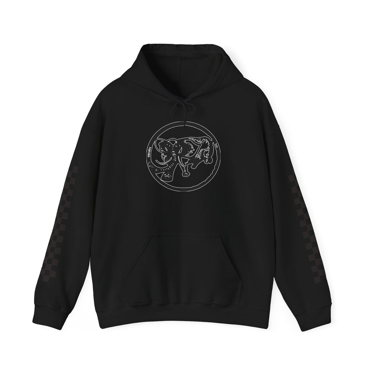 9BARN Elephante Logo Pullover Hoodie