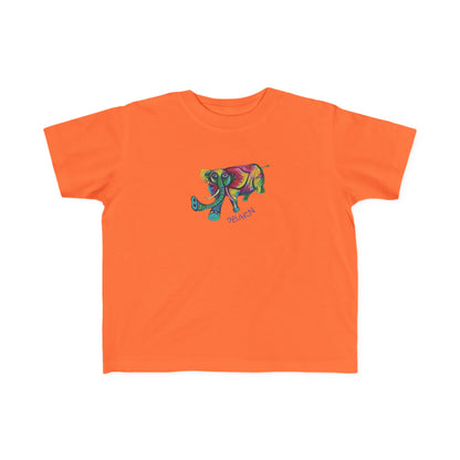 9BARN Elephante Little Grom Tee in Orange