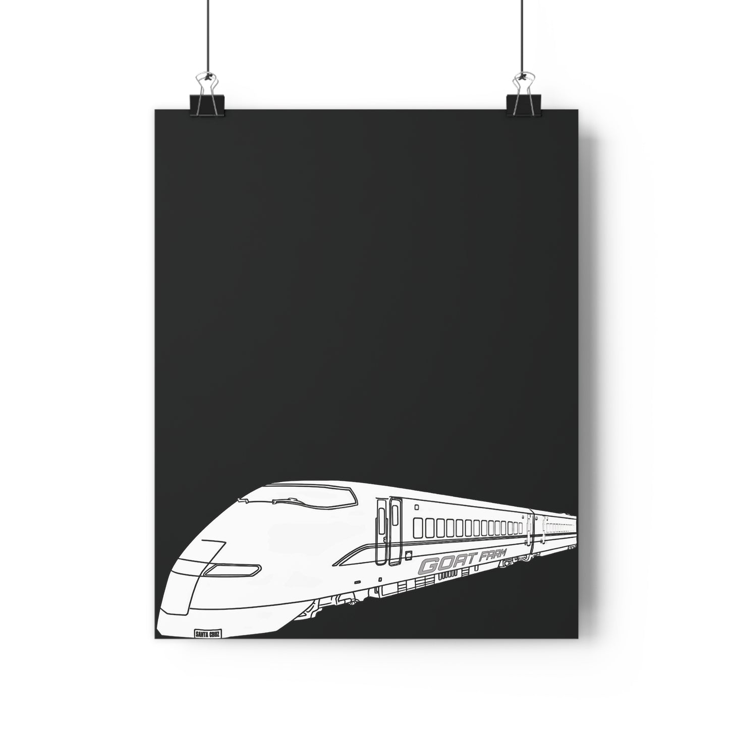 Santa Cruz Goatfarm Shinkansen Giclée Print