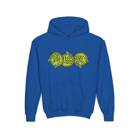 9BARN J Grom Kids Hoodie in Royal