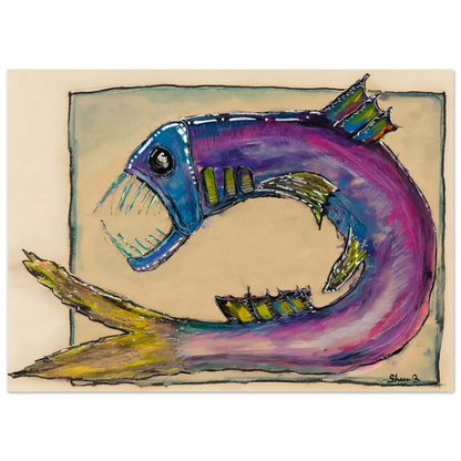 Shawn "Barney" Barron — Angler Fish art print, view 4