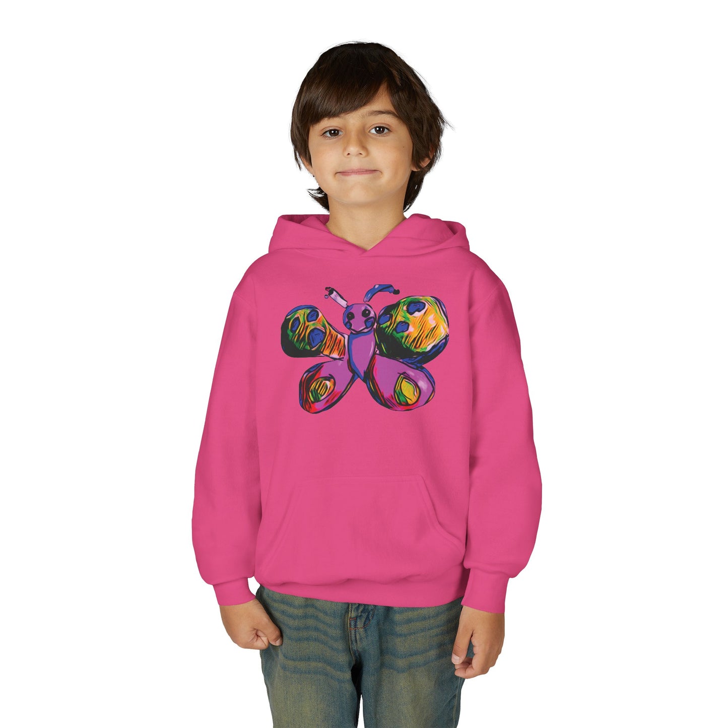 Flutterby Youth Heavy Blend Hooded Sweatshirt