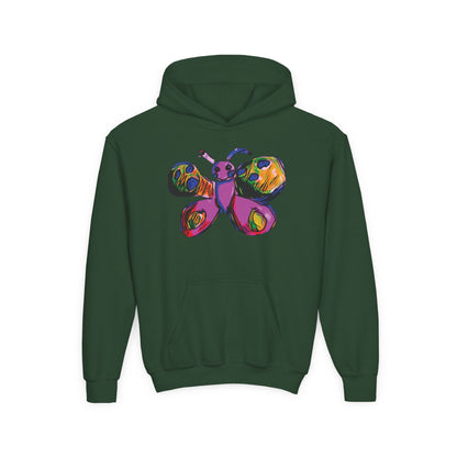 Flutterby Youth Heavy Blend Hooded Sweatshirt