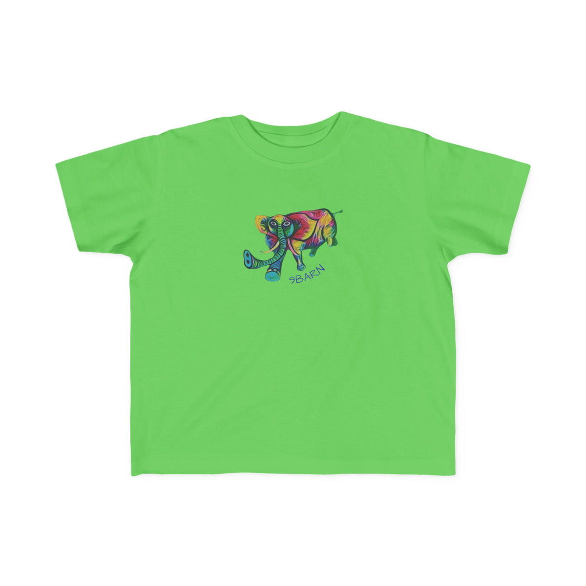 9BARN Elephante Little Grom Tee in Apple green