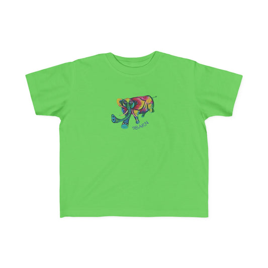 9BARN Elephante Little Grom Tee in Apple green
