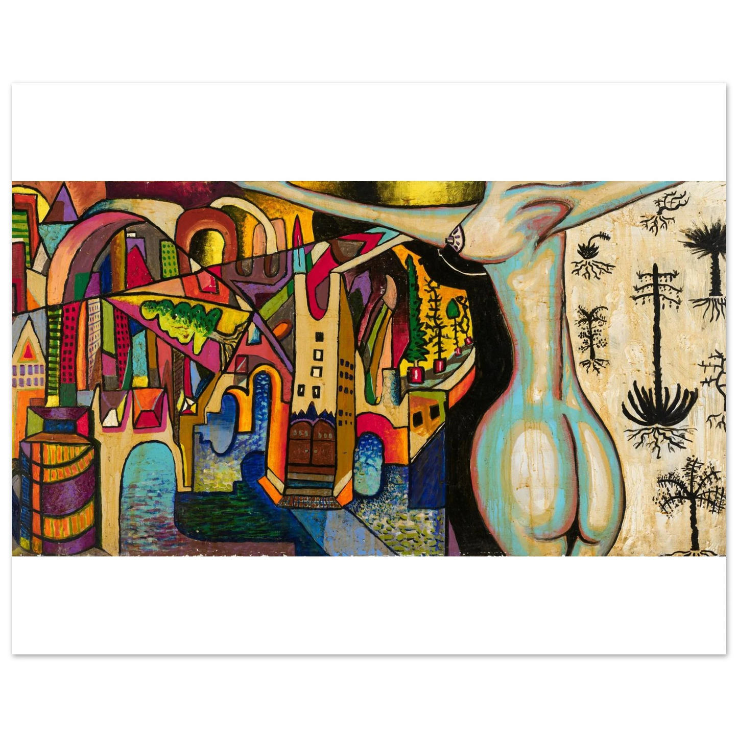 Shawn "Barney" Barron — Colorful Buildings art print, view 3