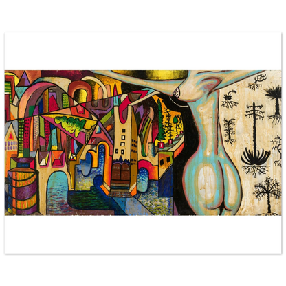 Shawn "Barney" Barron — Colorful Buildings art print, view 3