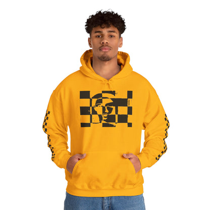 9BARN Checkherface Pullover Hoodie