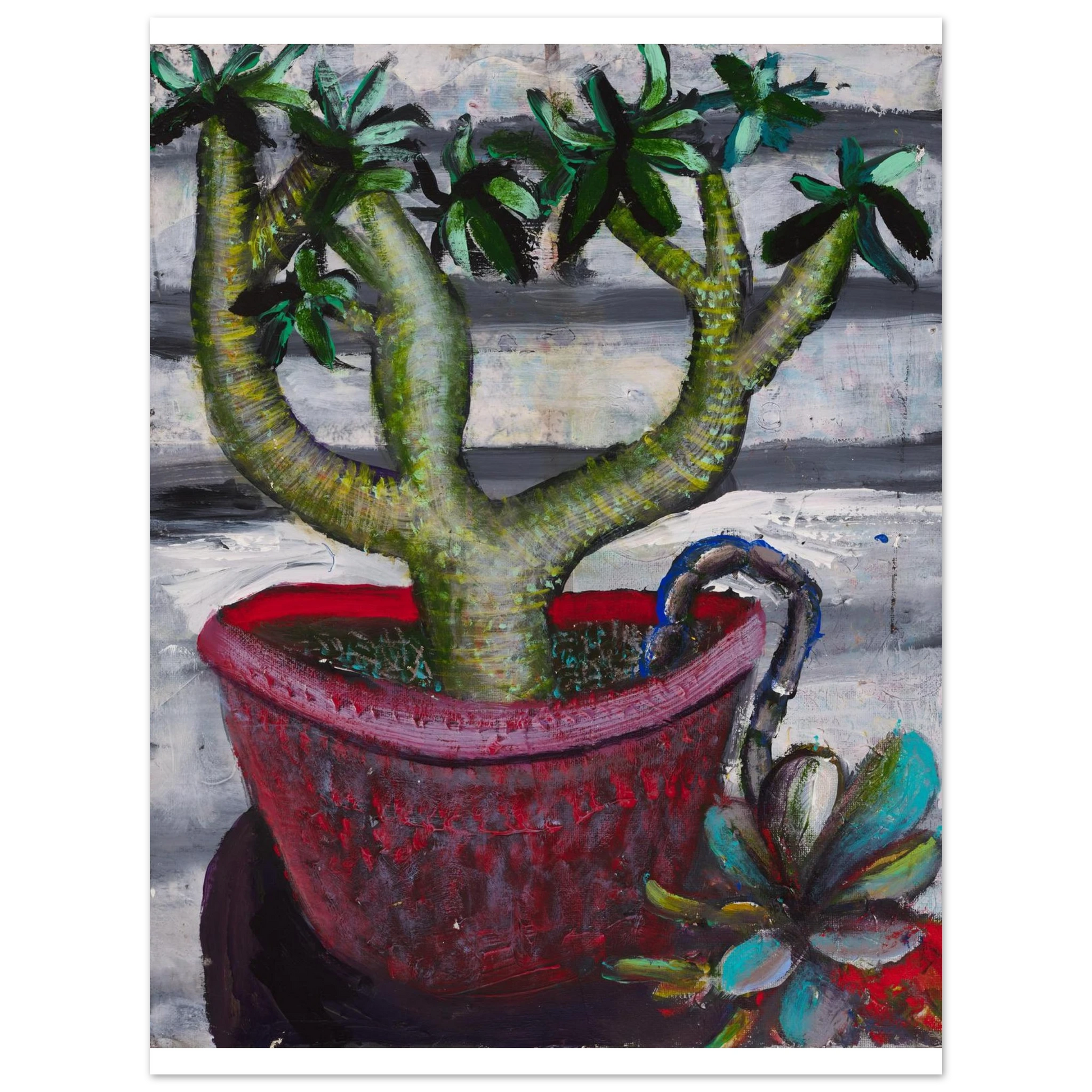 Shawn "Barney" Barron — Succulent art print