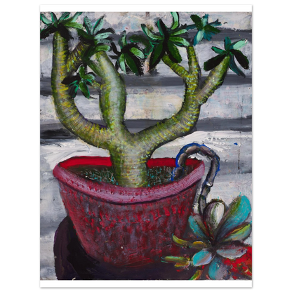 Shawn "Barney" Barron — Succulent art print