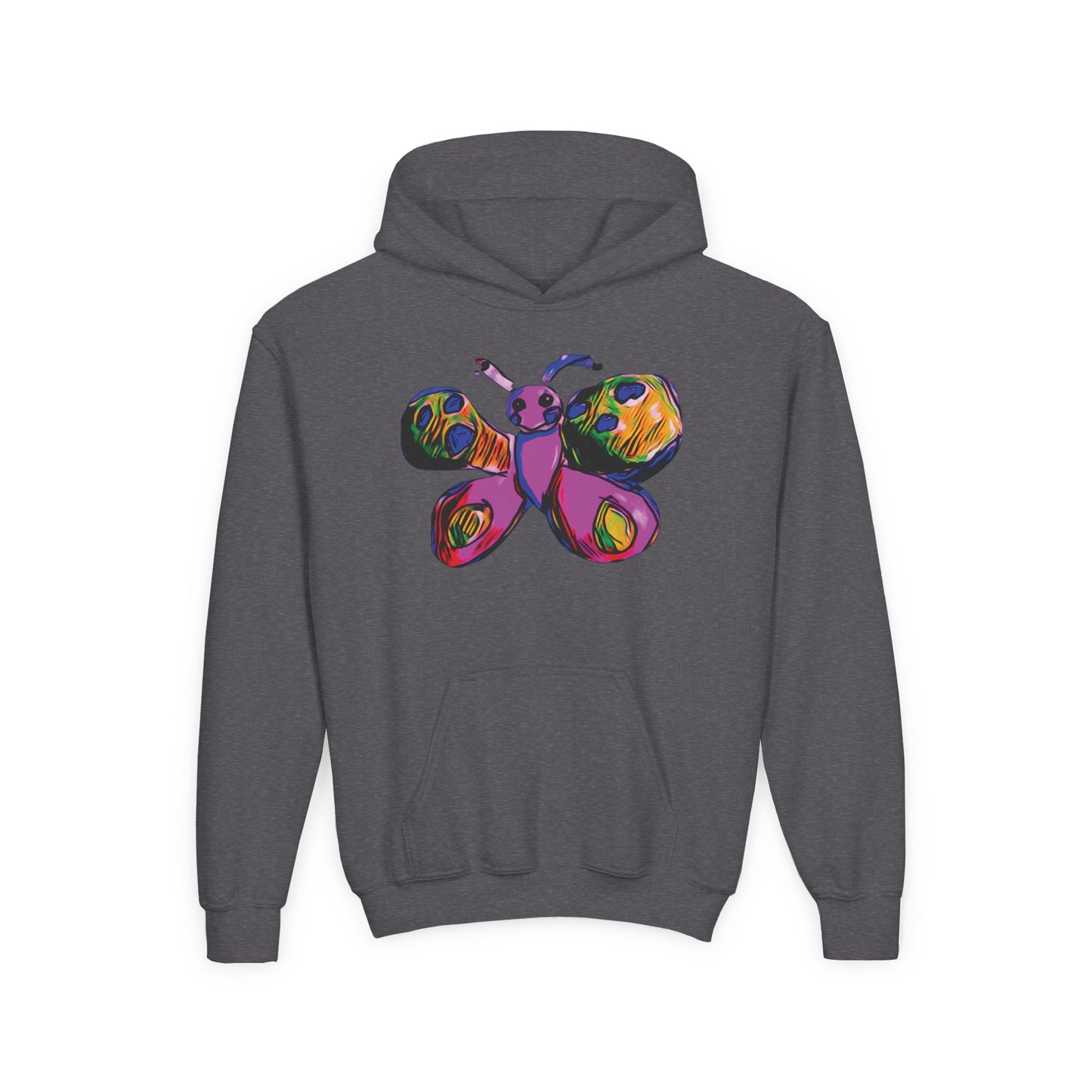 Flutterby Youth Heavy Blend Hooded Sweatshirt