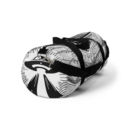 9BARN  Duffel Bag for Gym, Weekend Getaways, Black & White Design, Perfect for Active Lifestyle, Unique Gift Idea, Fashionable [...] - 9BARN