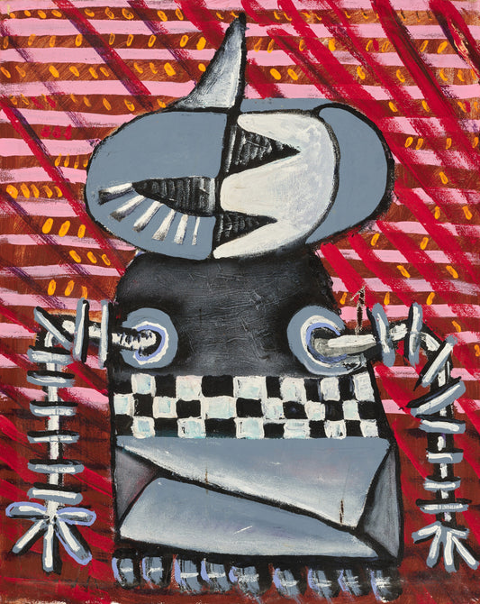 Robot by Shawn "Barney" Barron — Santa Cruz fine art print, full-bleed