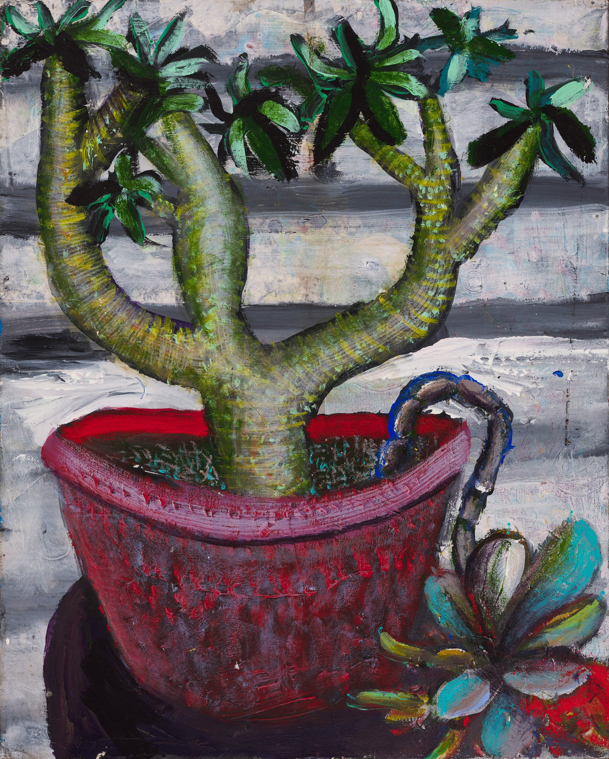 Succulent by Shawn "Barney" Barron — Santa Cruz fine art print, full-bleed