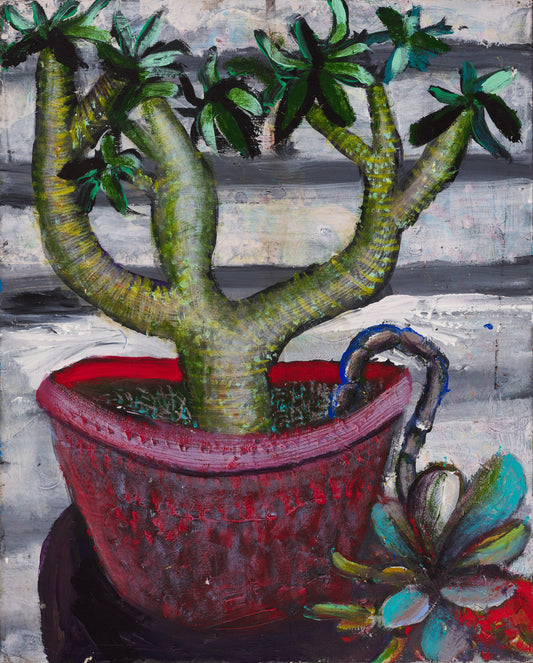 Succulent by Shawn "Barney" Barron — Santa Cruz fine art print, full-bleed