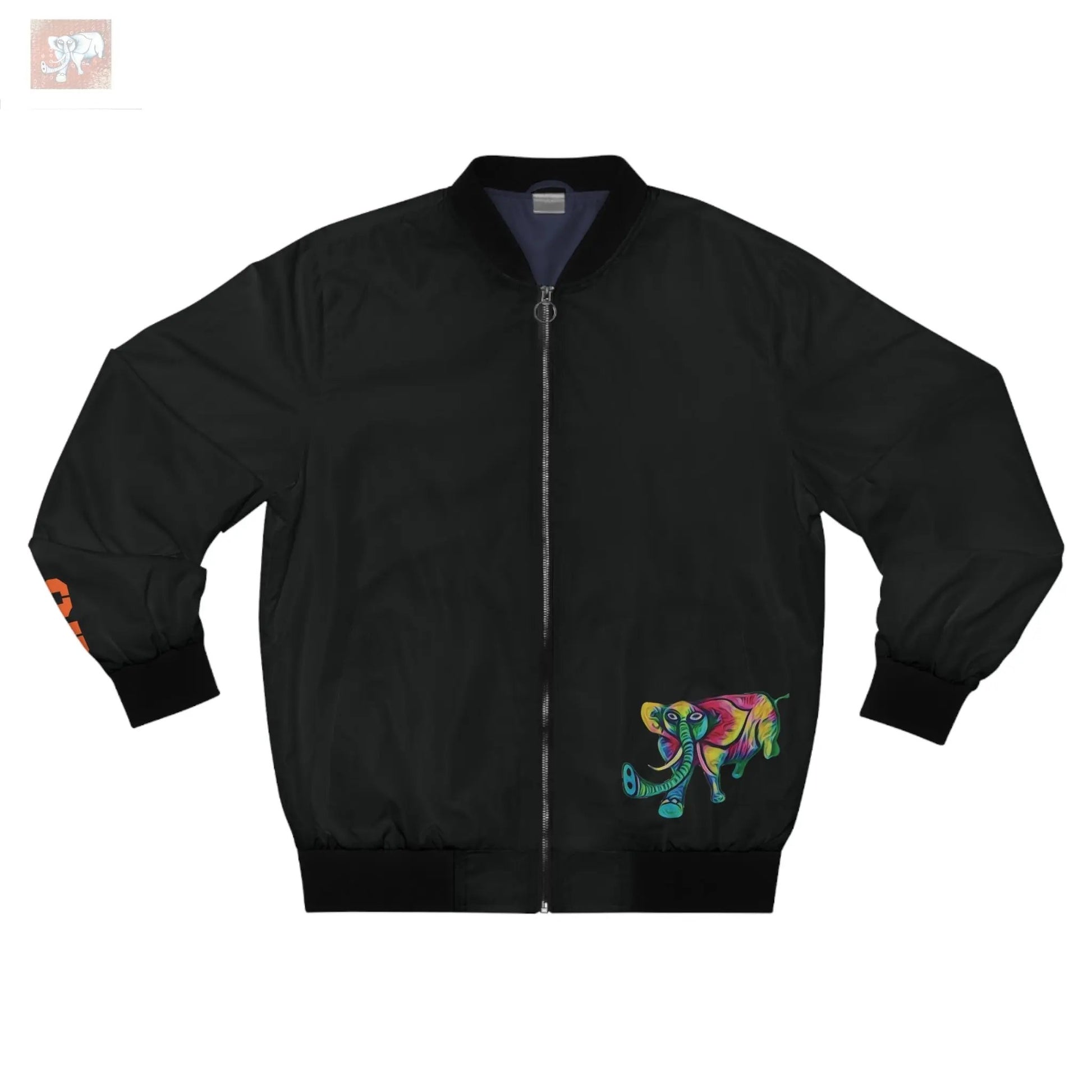 Elephante Bomber Jacket Printify